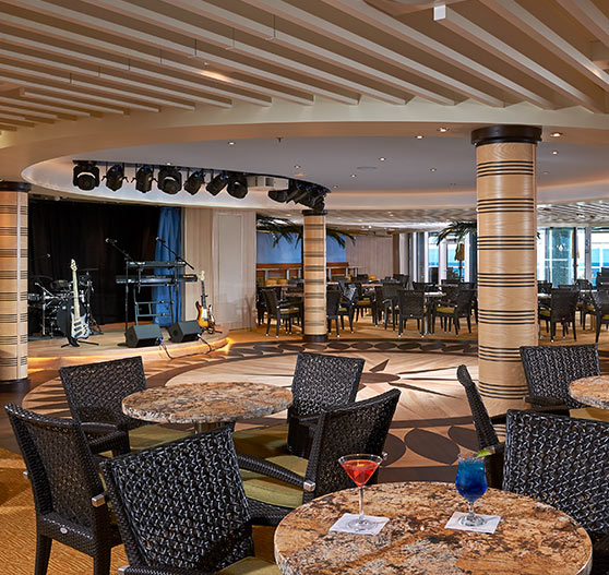 Ocean plaza interior on Carnival horizon.