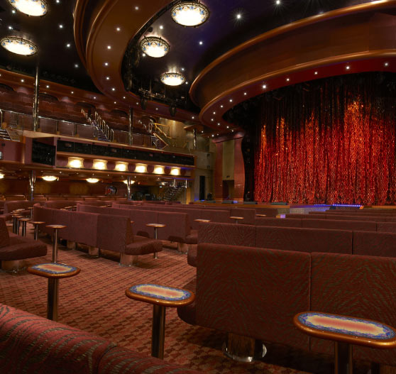 Showtime lounge interior on Carnival Magic.