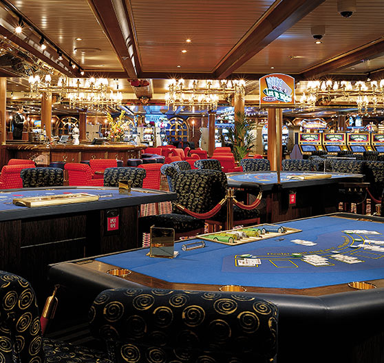 Casino interior on carnival miracle.