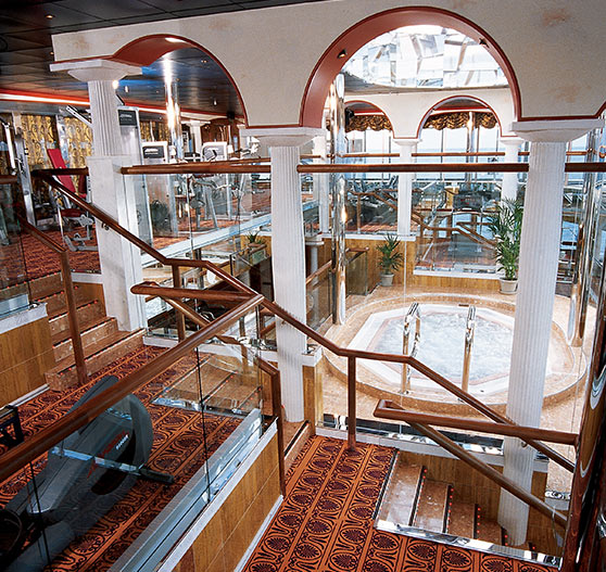 Spa interior on carnival miracle.