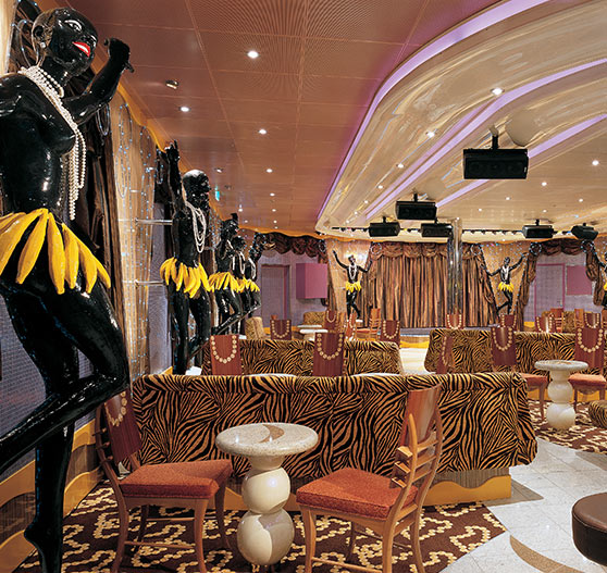 Lounge area on Carnival Valor.