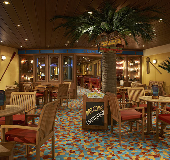 Red Frog pub on Carnival Breeze.